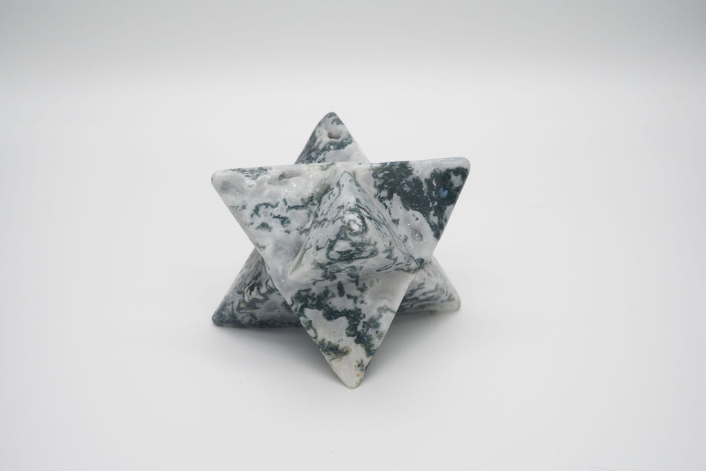 Moss Agate Merkaba